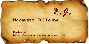 Moravetz Julianna névjegykártya